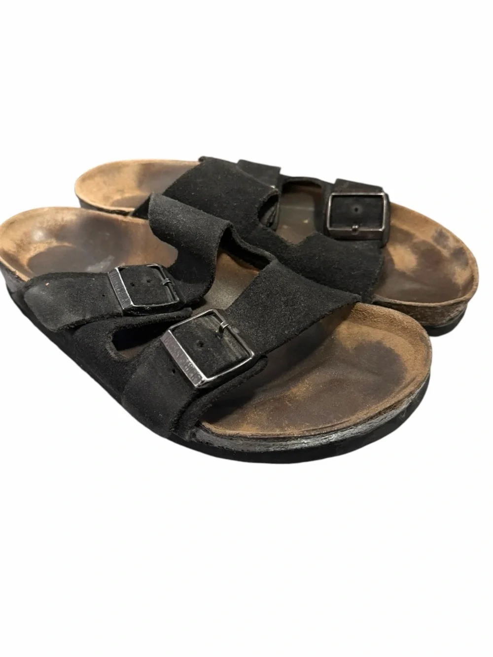Birkenstock Arizona Black Suede Sandals